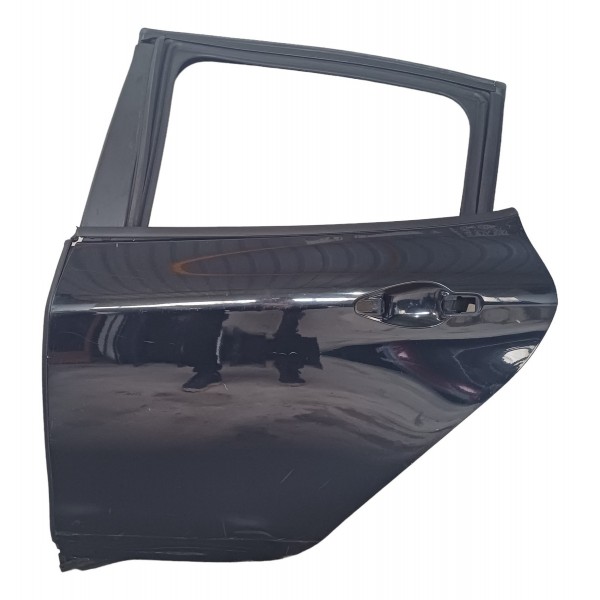 Porta Traseira Esquerda Peugeot 208 2018 Preto Traseira Esquerso