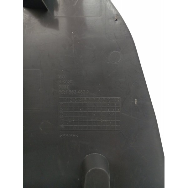 Acabamento Soleira Dianteira Esquerda Volkswagen Polo 2004 Preto