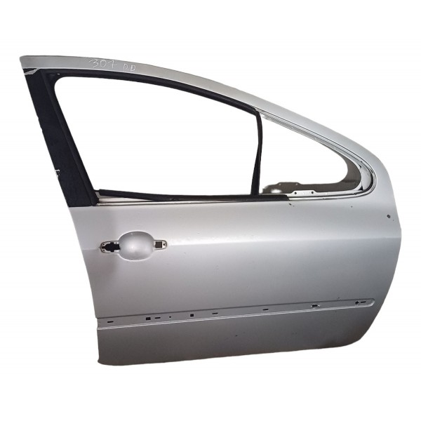 Porta Dianteira Direita Peugeot 307 2007 Prata Direito Dianteira
