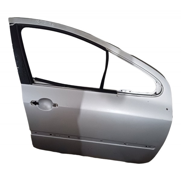 Porta Dianteira Direita Peugeot 307 2007 Prata Direito Dianteira