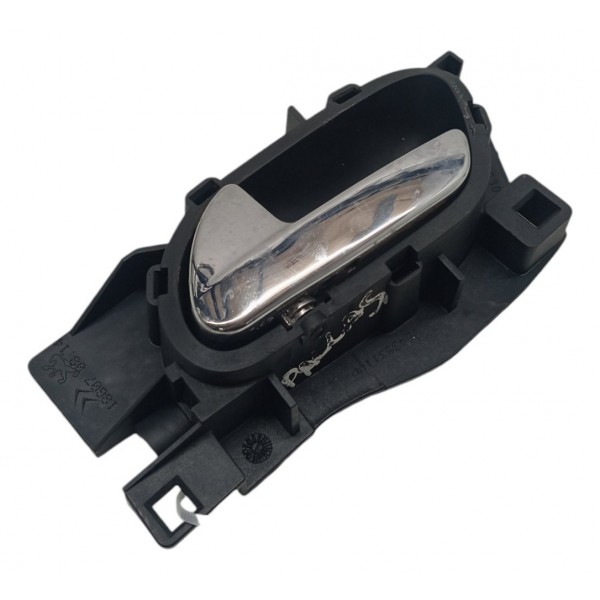 Maçaneta Interna Traseira Esquerda Citroen C4 Pallas 2007 08 - Preto - Traseira