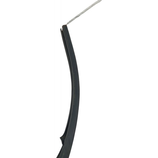 Borracha Guarnição Traseiro Esquerdo Citroen C4 Pallas 2007 Preto