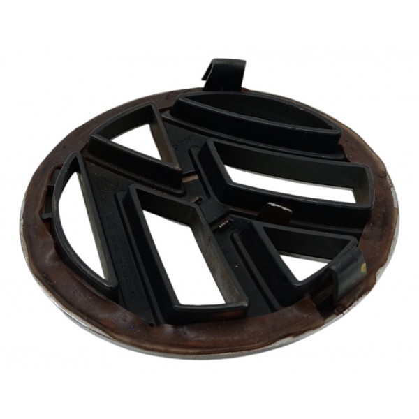 Emblema Grade Dianteira Volkswagen Polo 2004 2005 2006 2007 Prateado