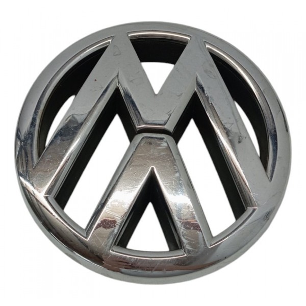 Emblema Grade Dianteira Volkswagen Polo 2004 2005 2006 2007 Prateado