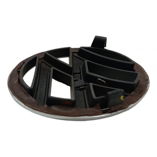 Emblema Grade Dianteira Volkswagen Polo 2004 2005 2006 2007 Prateado