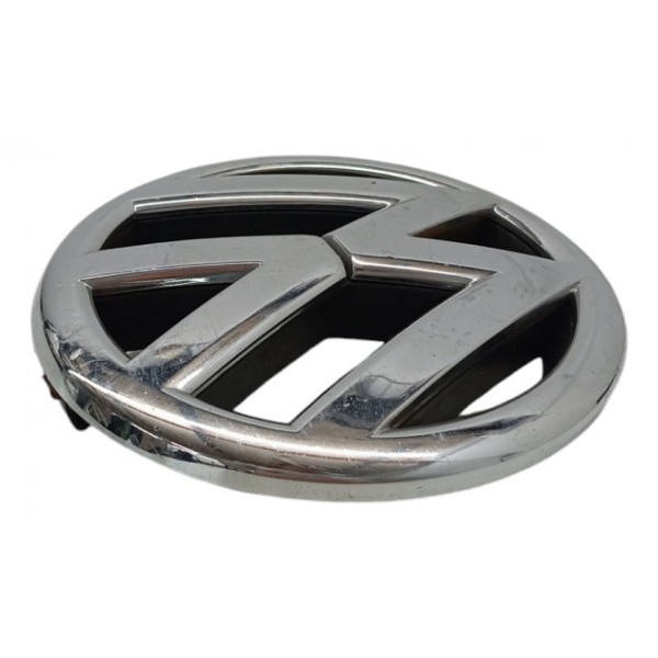 Emblema Grade Dianteira Volkswagen Polo 2004 2005 2006 2007 Prateado