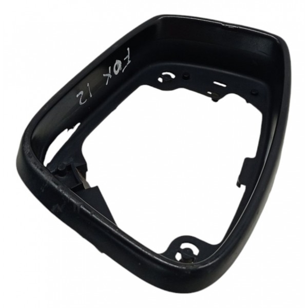 Aro Moldura Retrovisor Esquerdo Volkswagen Fox 2011 2012 13 Preto