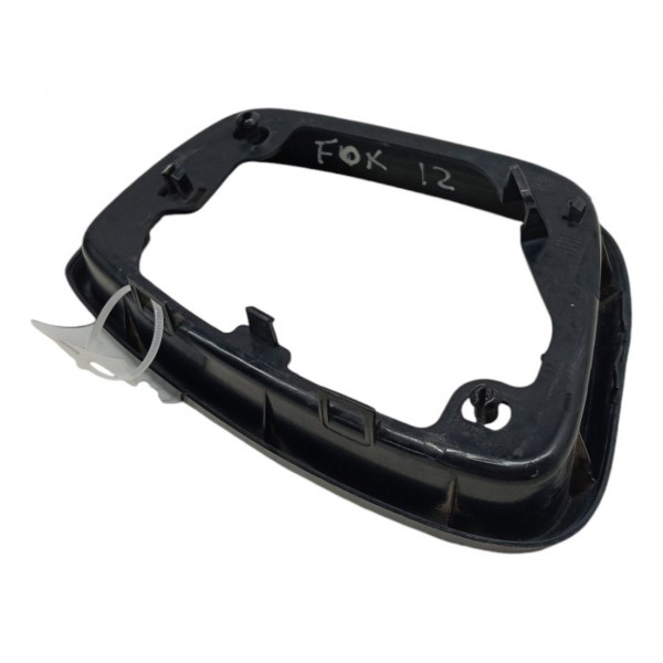 Aro Moldura Retrovisor Esquerdo Volkswagen Fox 2011 2012 13 Preto