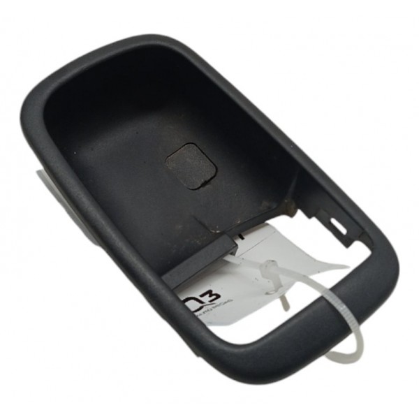 Moldura Maçaneta Interna Dianteira Direita Airtrek 2006 2008 Preto Dianteira