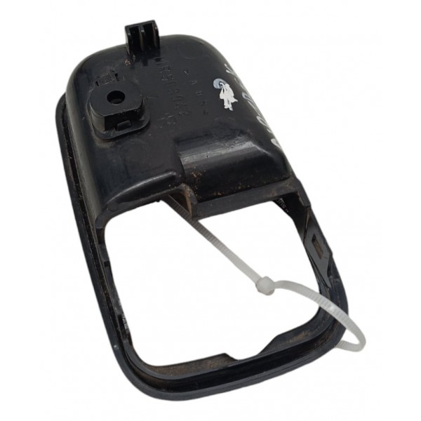 Moldura Maçaneta Interna Dianteira Direita Airtrek 2006 2008 Preto Dianteira