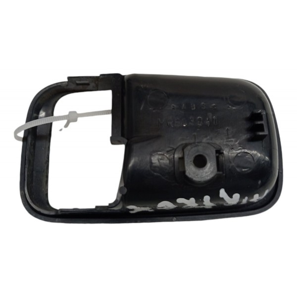 Moldura Maçaneta Interna Dianteira Esquerda Airtrek 2006 07 Preto Dianteira