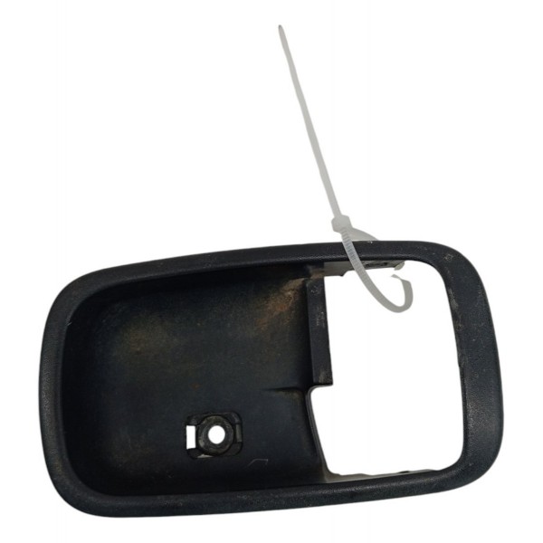 Moldura Maçaneta Interna Dianteira Esquerda Airtrek 2006 07 Preto Dianteira