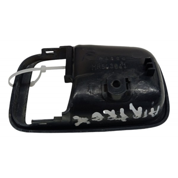 Moldura Maçaneta Interna Dianteira Esquerda Airtrek 2006 07 Preto Dianteira