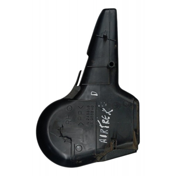 Acabamento Lateral Banco Direito Mitsubishi Airtrek 2006 07 Preto