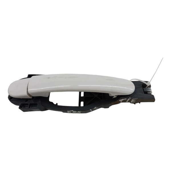 Maçaneta Externa Traseira Esquerda Volkswagen Fox 2011 12 13 Branco Traseira