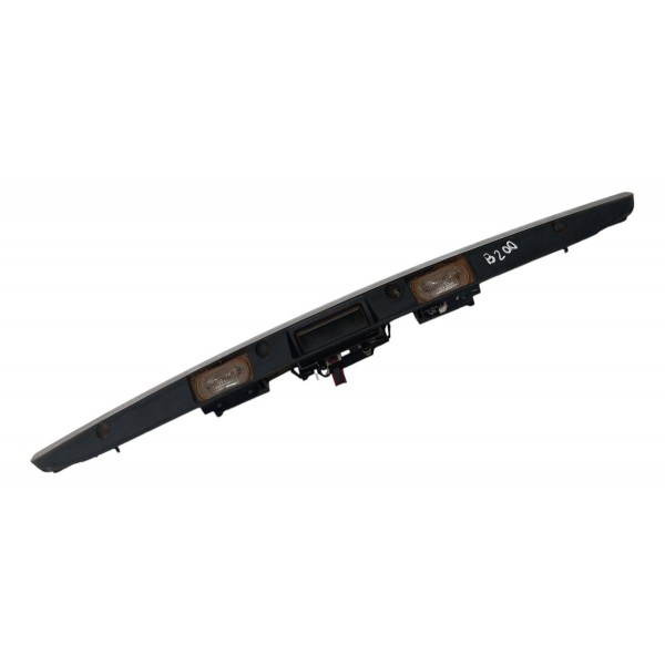 Friso Moldura Tampa Traseira Luz Placa B180 B200 2009 10 11 Preto