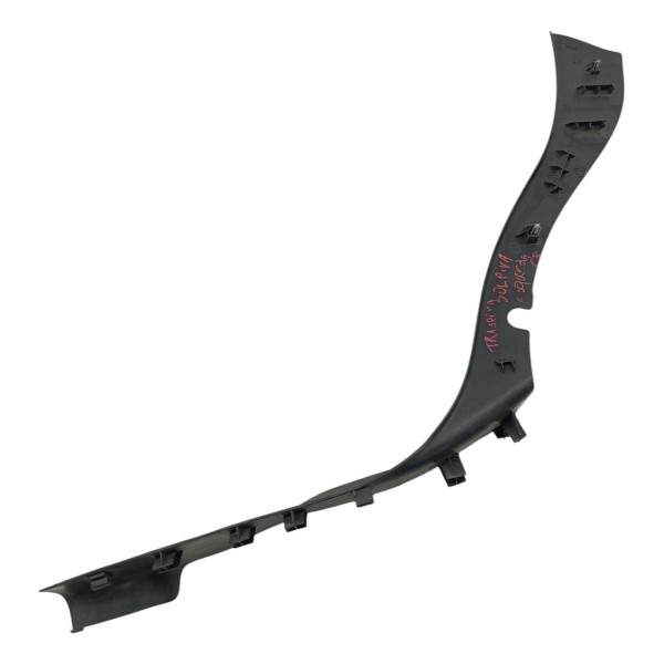 Acabamento Soleira Traseira Esquerda Citroen C3 2008 09 10 Preto