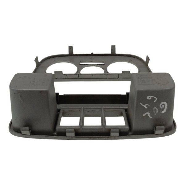 Moldura Central Painel Volkswagen Gol G4 2006 07 Prateado