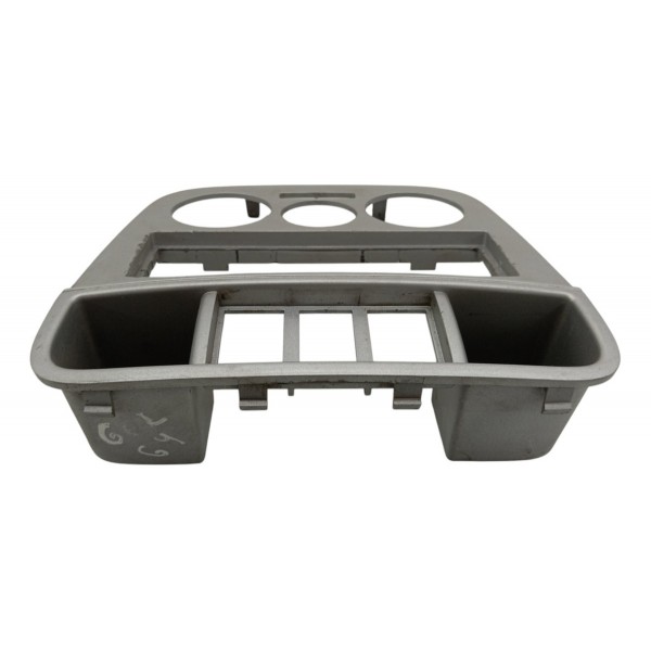 Moldura Central Painel Volkswagen Gol G4 2006 07 Prateado