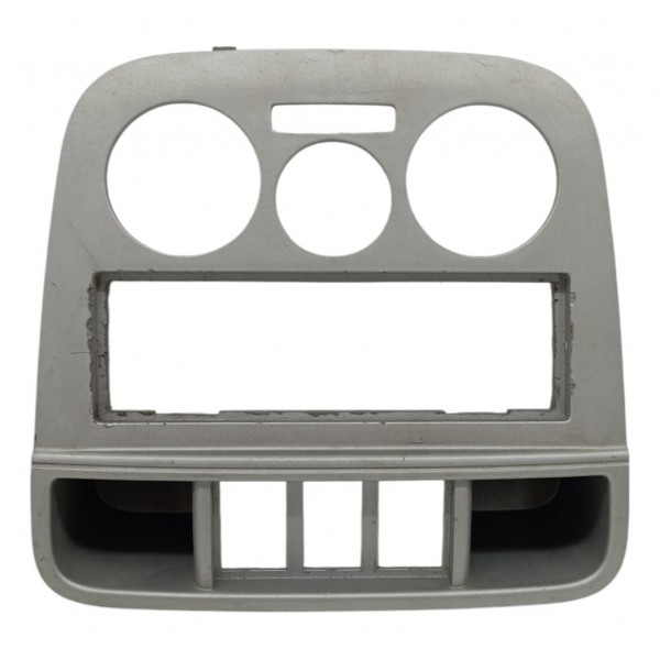 Moldura Central Painel Volkswagen Gol G4 2006 07 Prateado