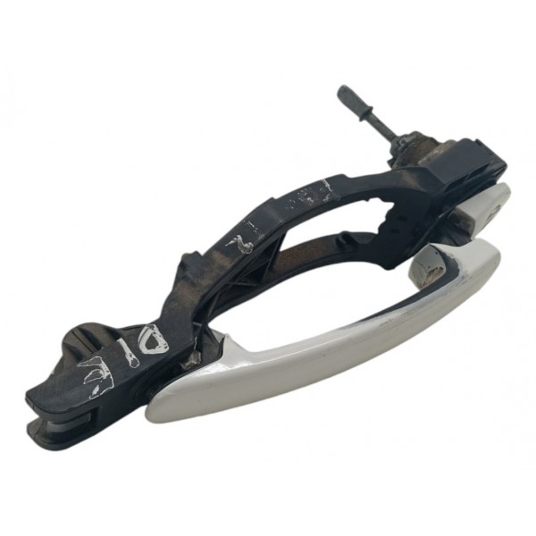 Maçaneta Externa Dianteira Direita Volkswagen Fox 2011 2012 Branco Dianteira