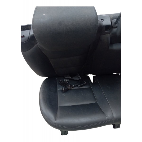 Jogo De Banco Traseiro Couro Mercedes Benz B200 2008 2009 10 Preto