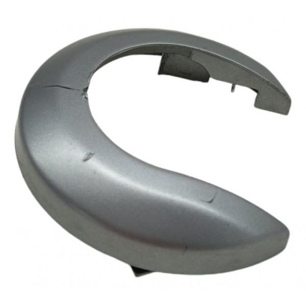 Acabamento Aro Maçaneta Interna Nissan Livina 2010 2011 2012 - Prateado - Dianteira