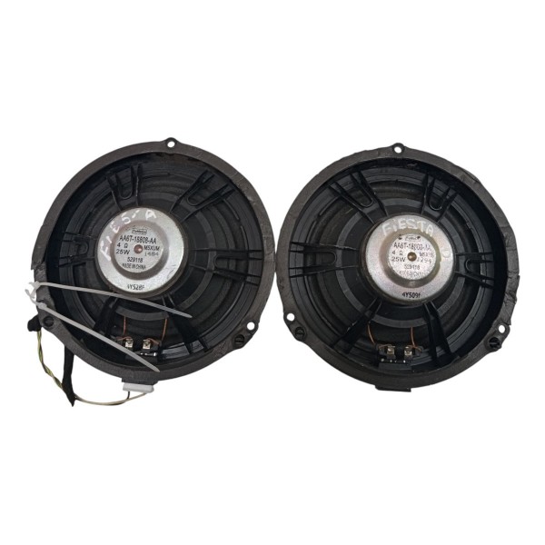 Par Alto Falante Dianteiro Ford New Fiesta Ka 2013 2014 2015 Preto
