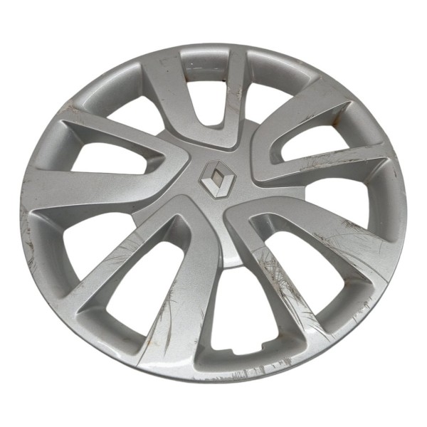 Par Calota Aro 15 Renault Sandero Logan 2015 2019 2020 2021 Cinza