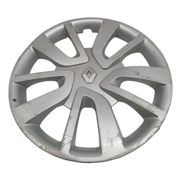 Par Calota Aro 15 Renault Sandero Logan 2015 2019 2020 2021 Cinza