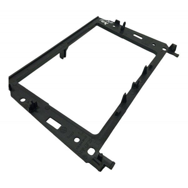 Moldura Painel Multimídia Volkswagen Spacefox 2015 Preto