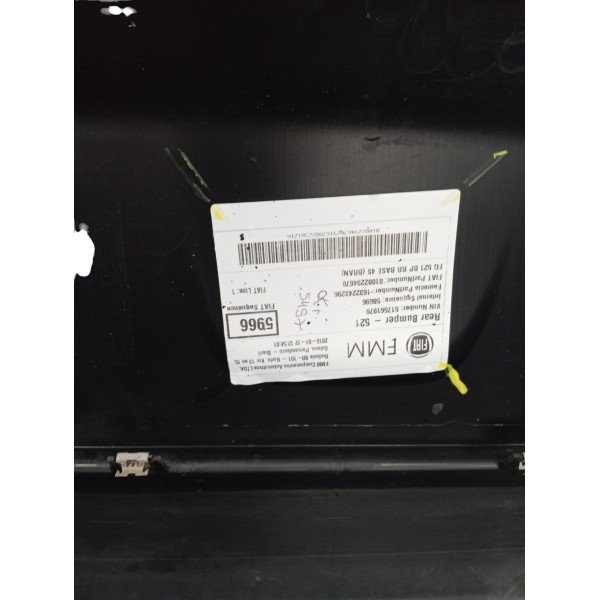 Parachoque Traseiro Jeep Renegade 2015 2016 2017 2018 2019