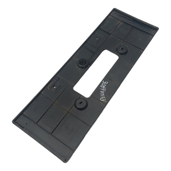 Suporte Moldura Placa Traseira Jeep Renegade 2016 17 18 19 Preto