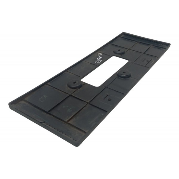 Suporte Moldura Placa Traseira Jeep Renegade 2016 17 18 19 Preto