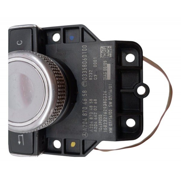 Botão Comando Som Console Painel C200 2009 Preto