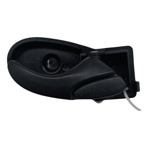 Maçaneta Interna Porta Traseira Direita Ford Focus 2007 08 Preto Traseira