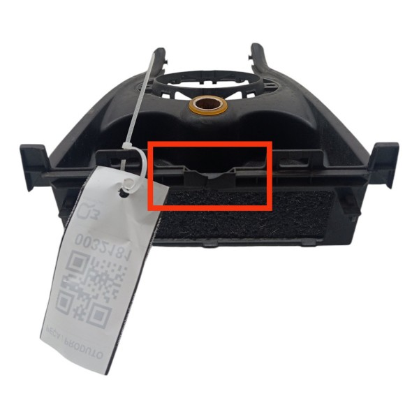 Moldura Console Porta Copos Renault Megane 2007 2008 Detalhe Preto