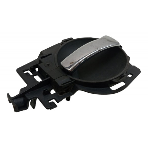 Maçaneta Interna Dianteira Esquerda Citroen C3 2006 2008 Preto Dianteira