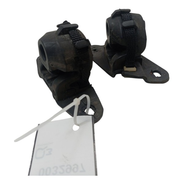 Par Borracha Coxim Escapamento Citroen C3 2007 2008 2009