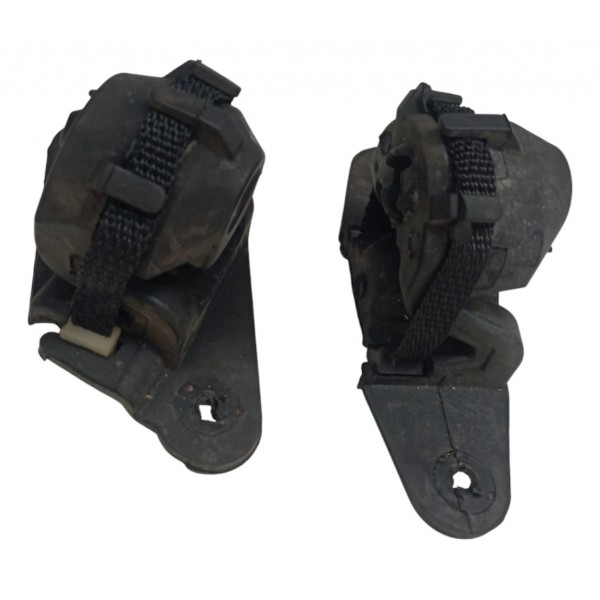 Par Borracha Coxim Escapamento Citroen C3 2007 2008 2009