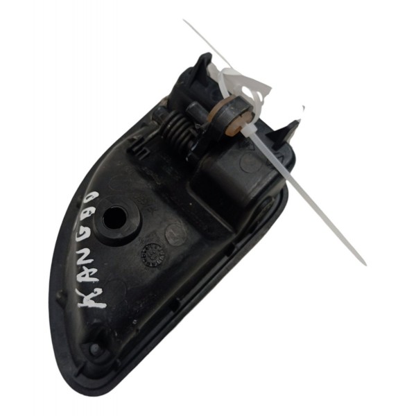 Maçaneta Interna Esquerda Renault Kangoo 1.6 2012 2013 2014 Preto Dianteira