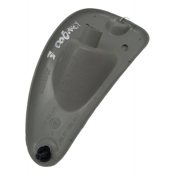 Acabamento Maçaneta Interna Traseira Renault Kangoo 2013 14 Cinza Traseira