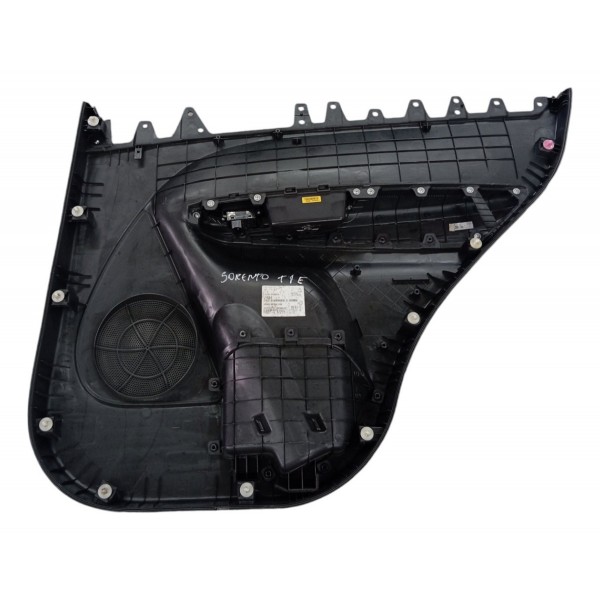 Forro Porta Traseiro Esquerdo Kia Sorento 3.5 2011 2012 2013 Preto