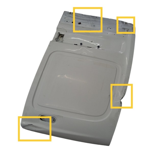 Porta Tampa Traseira Esquerda Kangoo 1.6 2013 2014 Detalhes Branco