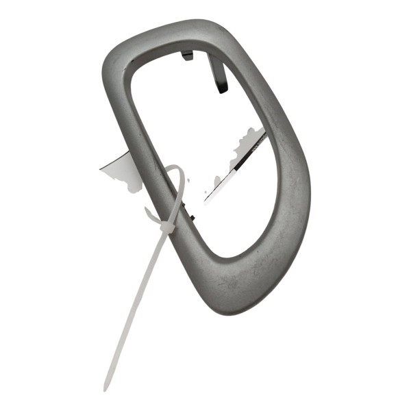 Moldura Maçaneta Interna Dianteira Esquerda Peugeot 307 2005 Prateado Dianteira