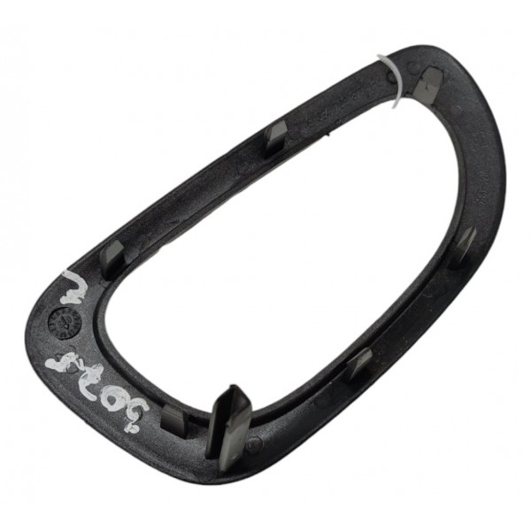 Moldura Maçaneta Interna Dianteira Esquerda Peugeot 307 2005 Prateado Dianteira