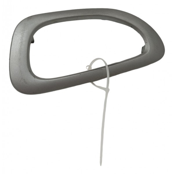 Moldura Maçaneta Interna Dianteira Esquerda Peugeot 307 2005 Prateado Dianteira