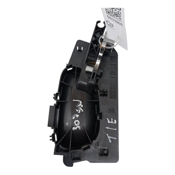 Maçaneta Interna Tráseira Esquerda Peugeot 307 2005 Preto Traseira