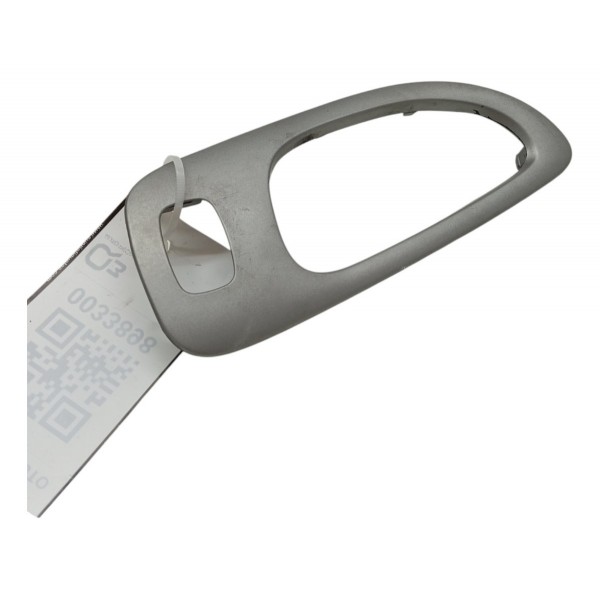 Moldura Maçaneta Interna Tráseira Esquerda Peugeot 307 2005 Prateado Traseira