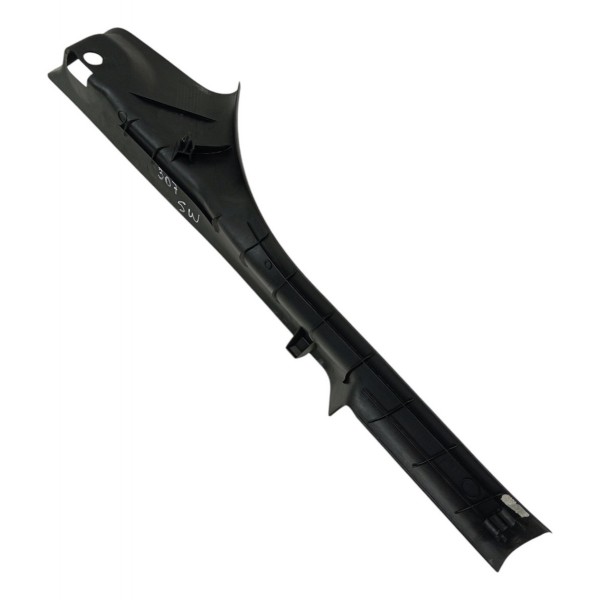 Moldura Soleira Traseira Direita Peugeot 307 Sw 2.0 2005 Preto